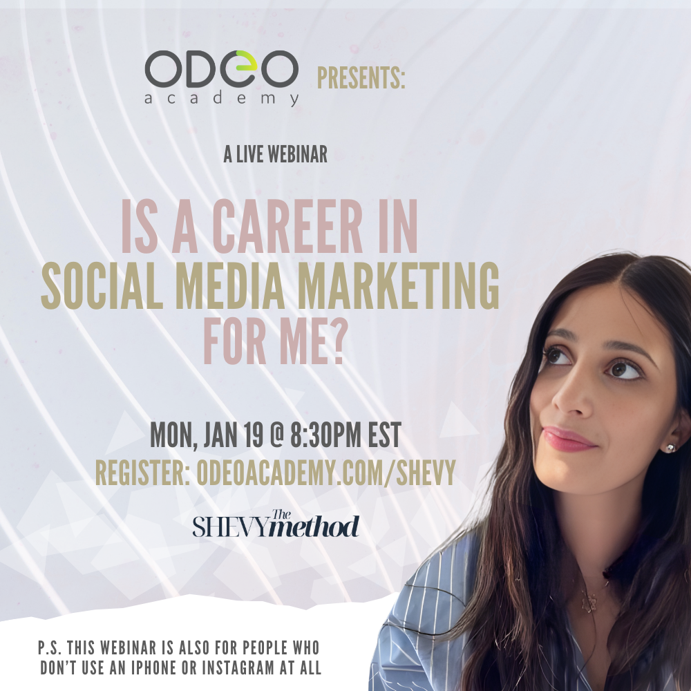 IS A CAREER IN SOCIAL MEDIA MARKETING FOR ME - Webinar